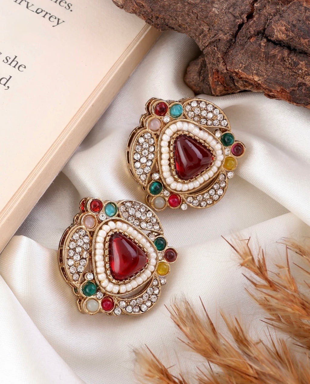 Rehana Multi Premium Stud Earring