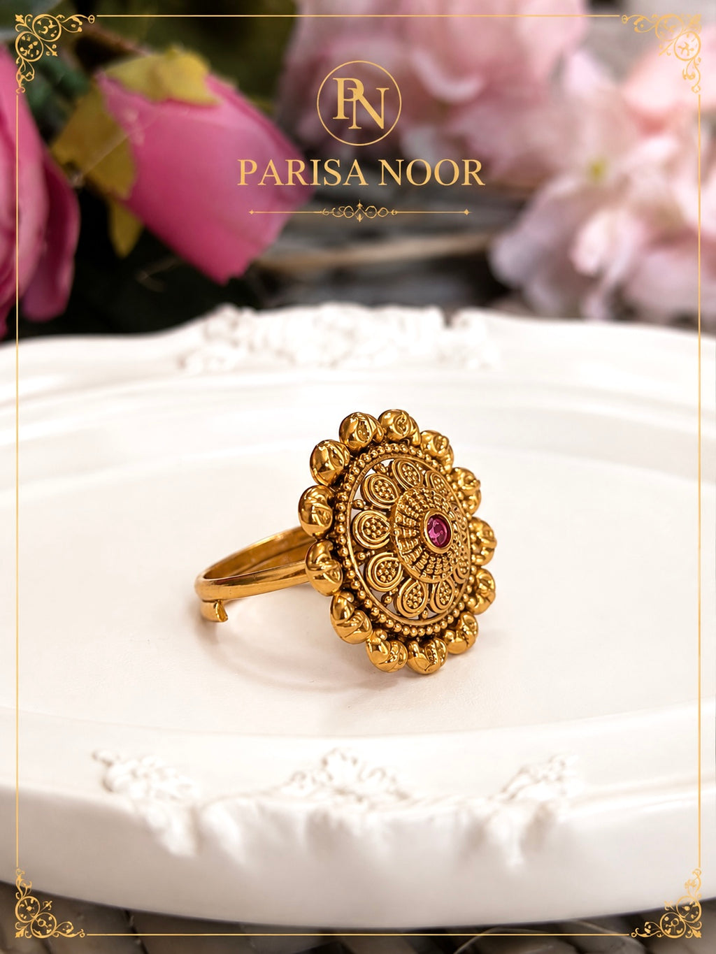 Parvati Heritage Ring Adjustable