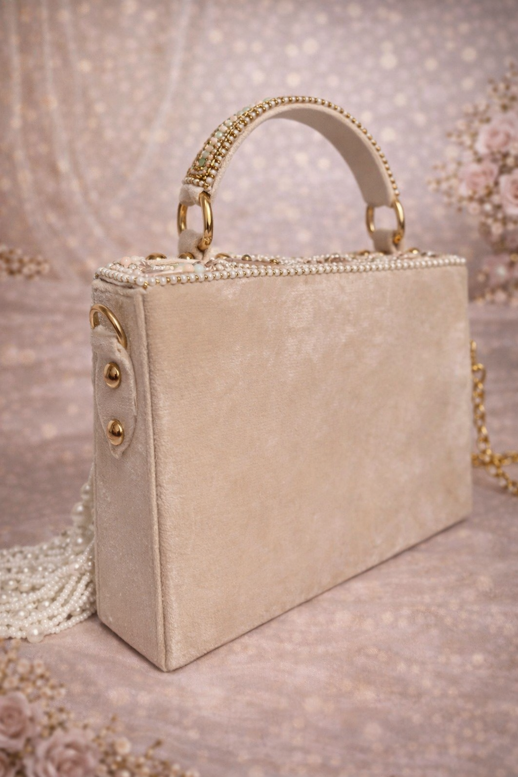 Aura Luxe tassle flap bag