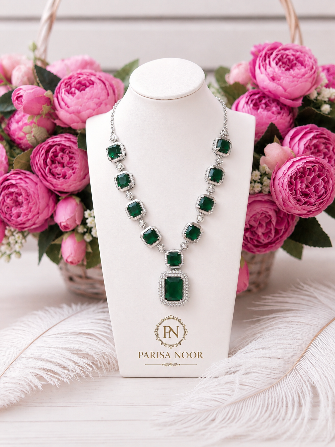 Antika Emerald Luxe Pendant Necklace