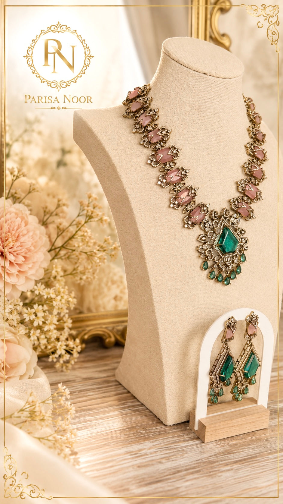 Mariam Parisa Noor Signature Victorian Necklace Set