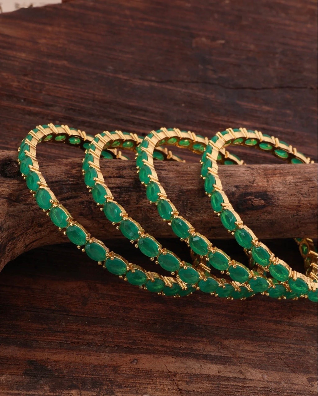 Emerald Bangle Set