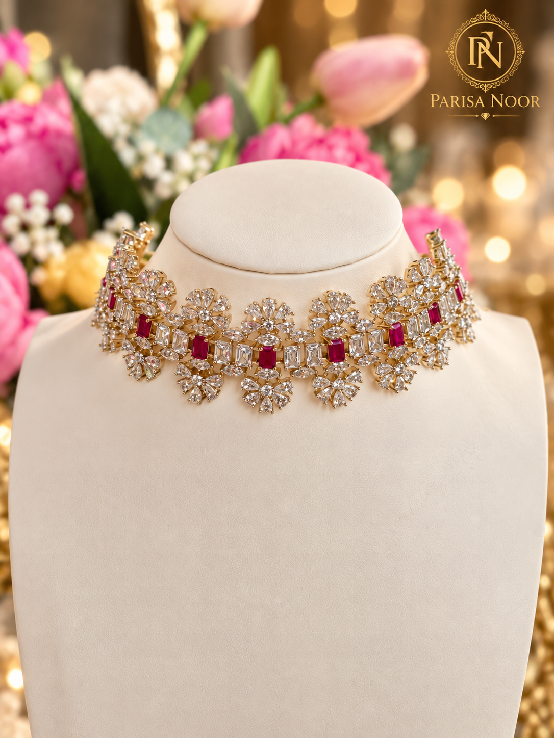 Elowen Premium Designer AD Choker Set