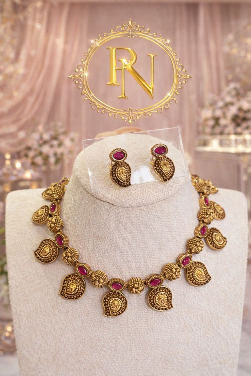 Ruhani Mango Necklace Set