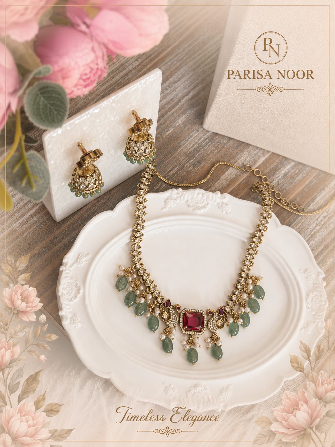Tamanna Victorian Delicate Necklace Set