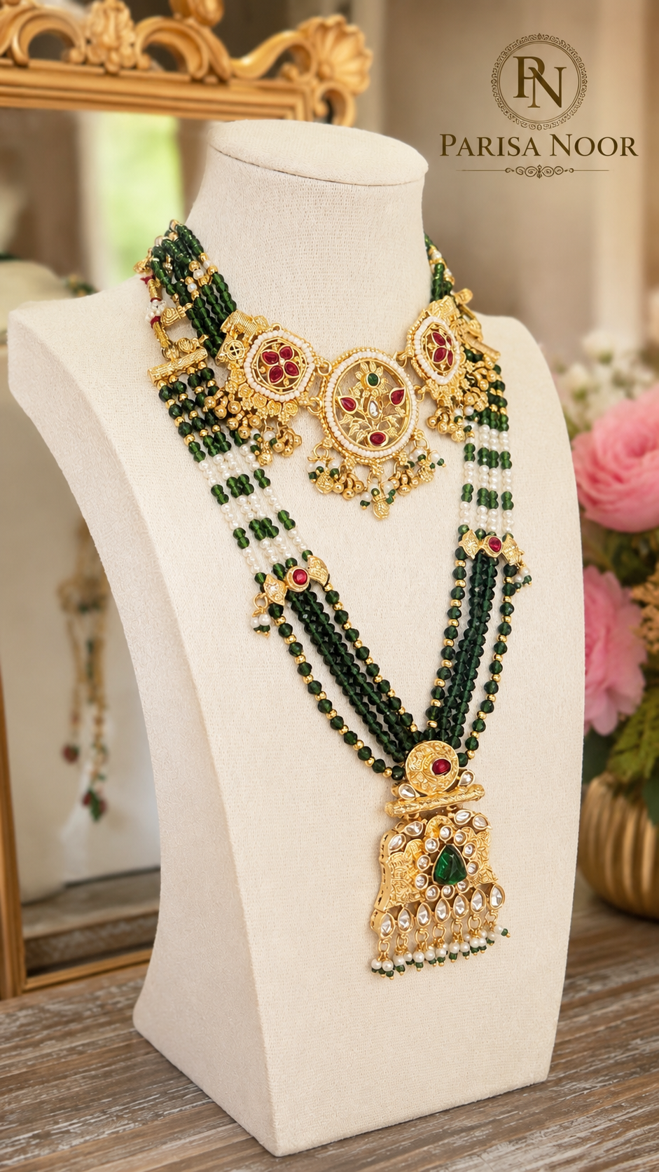 Rashmi Semi Bridal Combo necklace set