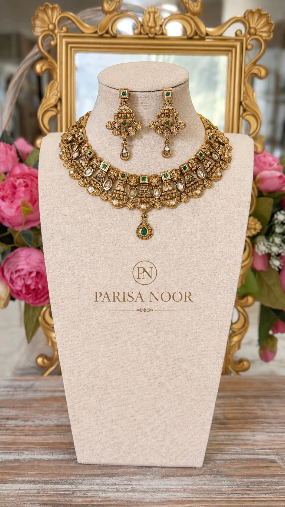 Aangan Luxury Jaipuri Heritage Necklace Set