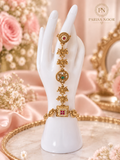 Heritage Kundan Ghungru Hand Harness