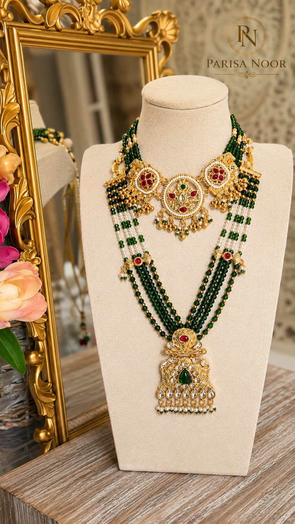 Rashmi Semi Bridal Combo necklace set