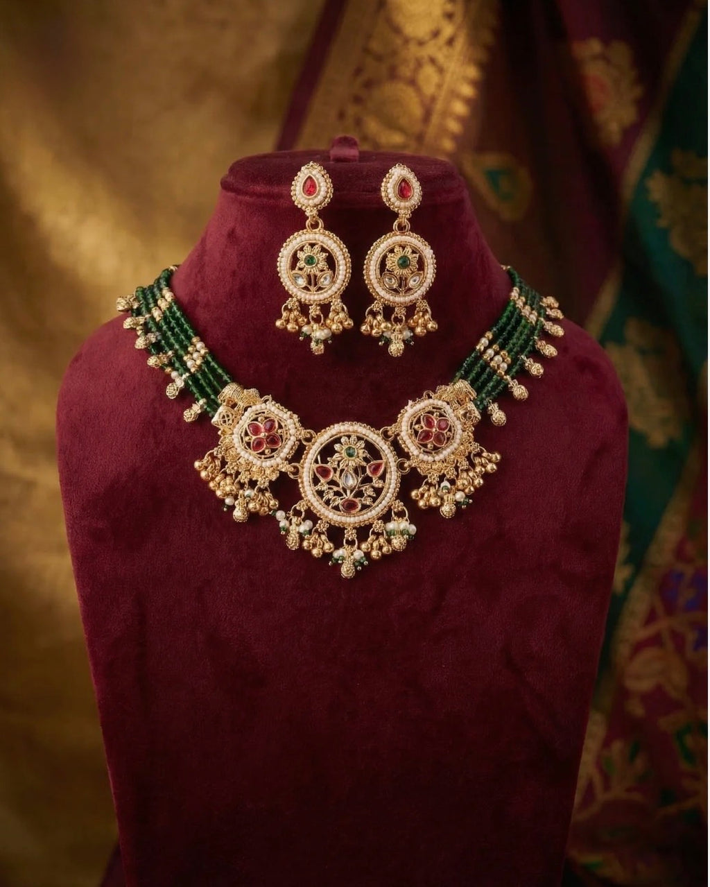 Mahira Heritage Necklace Set with Earring