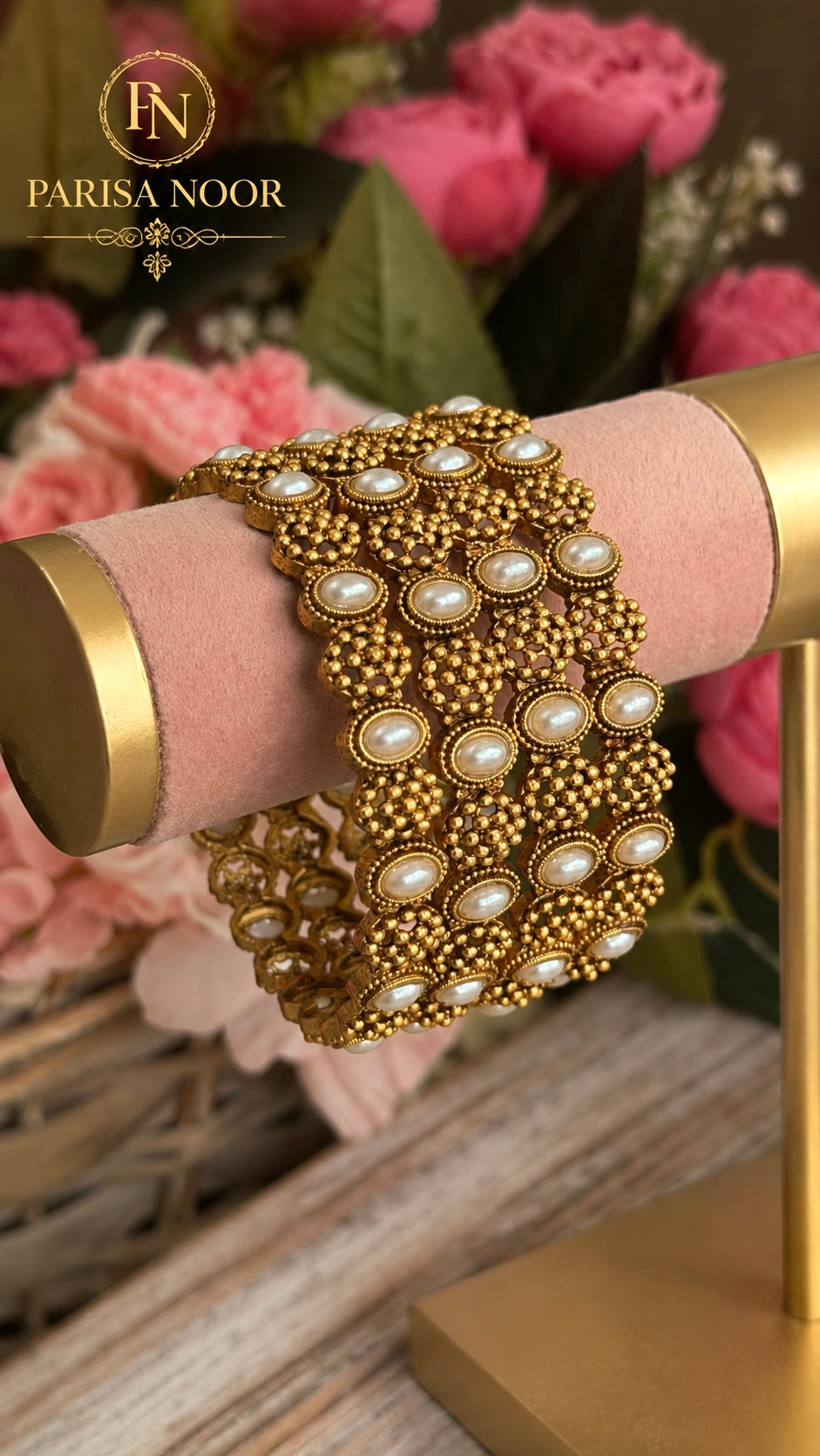 Joyti Pearl Heritage Bangle Set