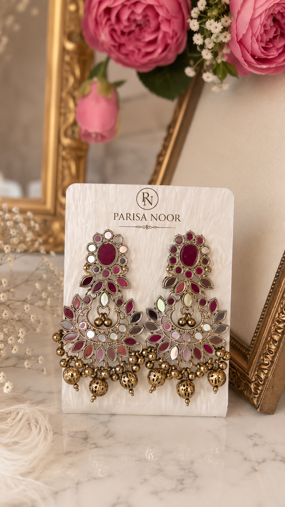 Roshina Heritage Mirror Necklace Set
