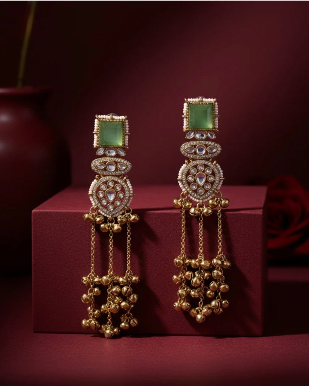 Zaviri Kashmiri Look Ghunghru Earring