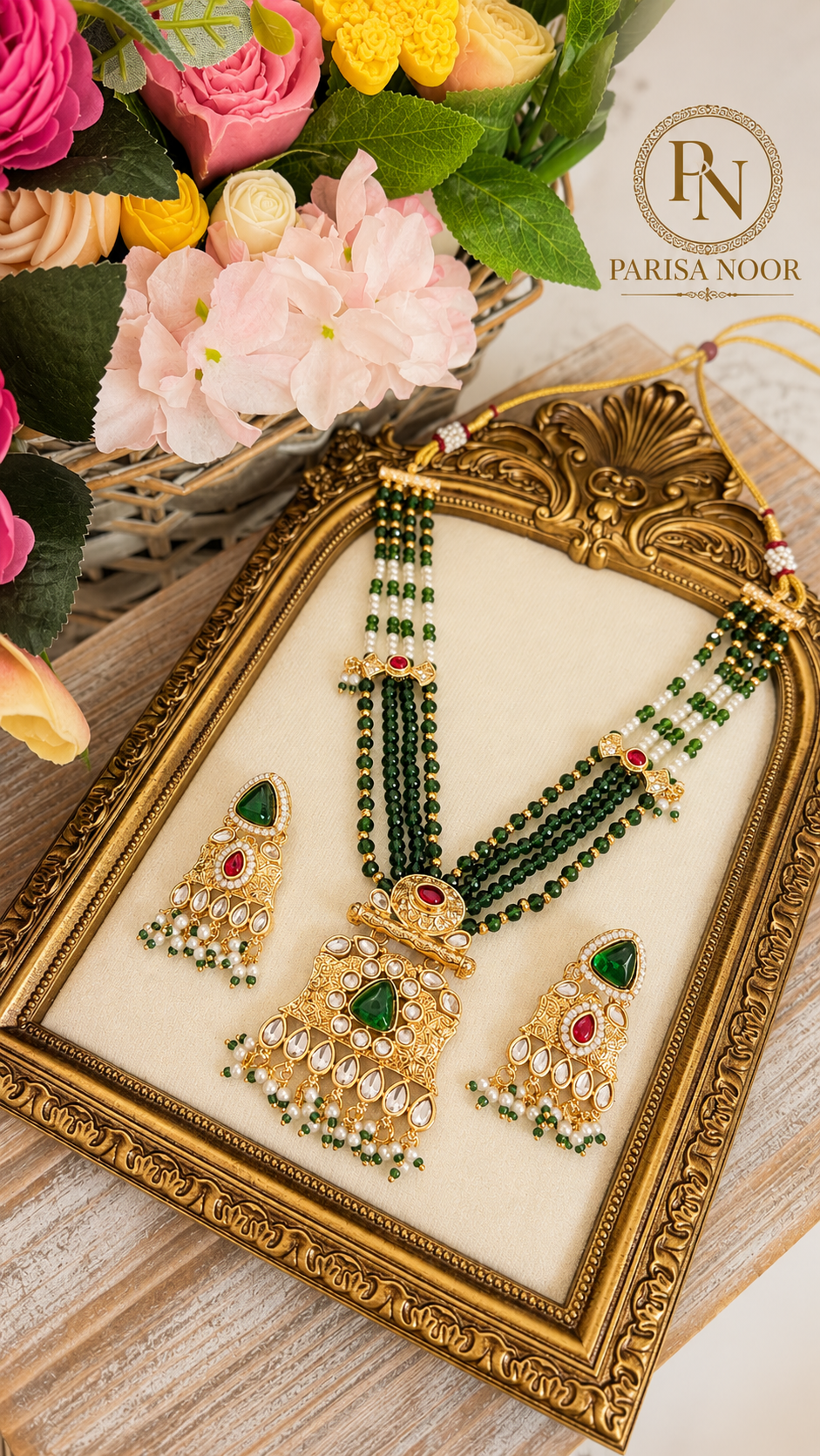 Rashmi Semi Bridal Combo necklace set
