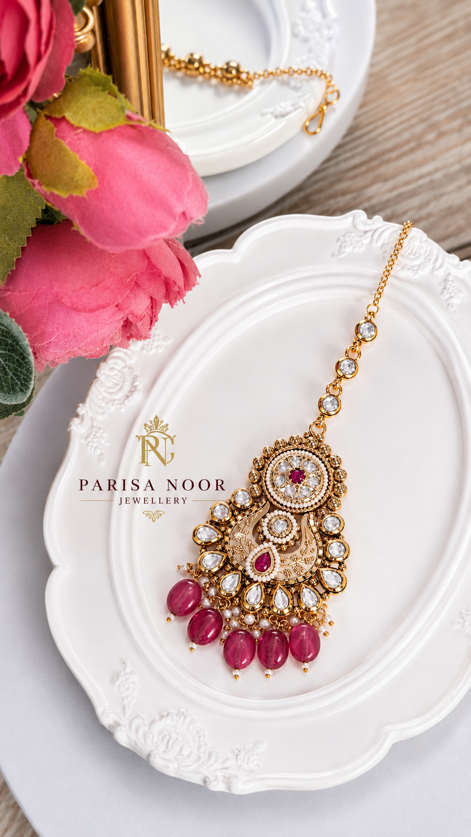 Sheher Meenakari Heritage Teeka