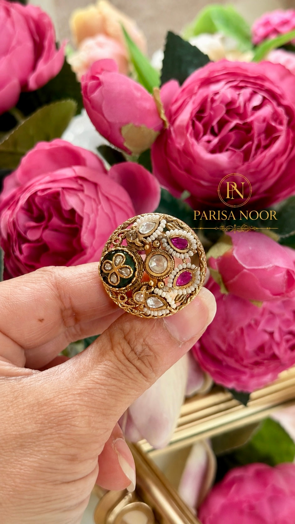 Bashira Heritage Adjustable Ring