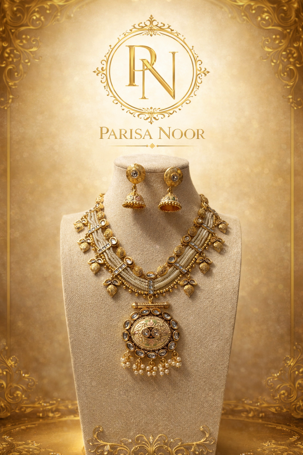 Heirloom Maharani Royal heritage Necklace Set