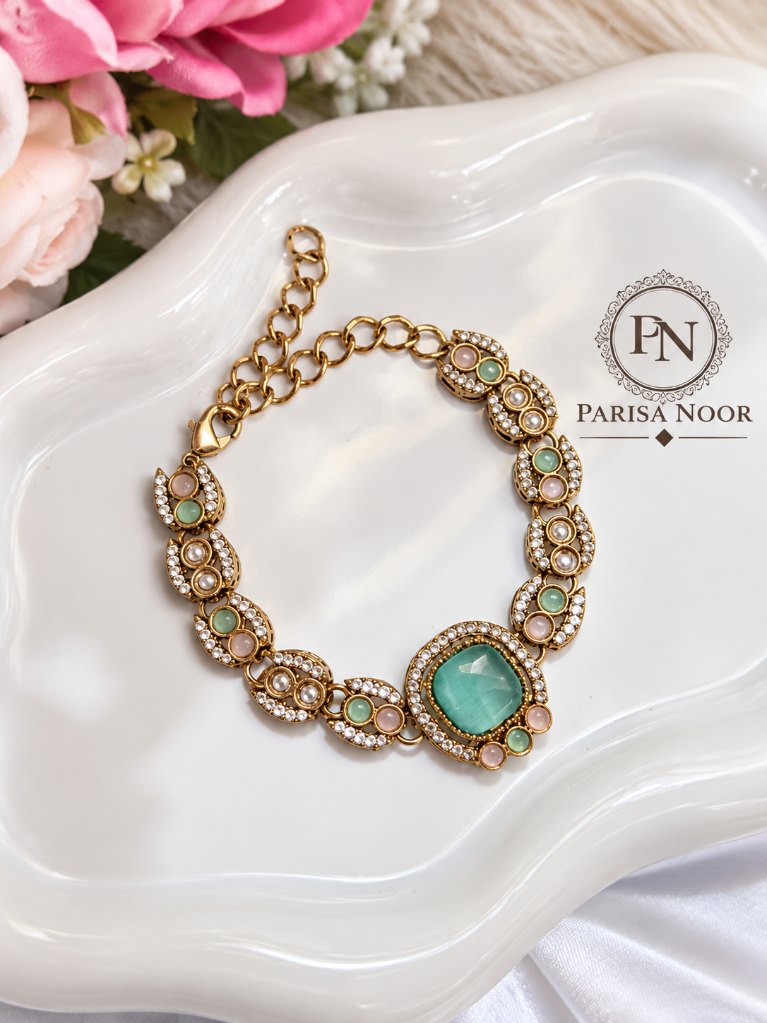 Zivara Indo-Western Kundan Bracelet