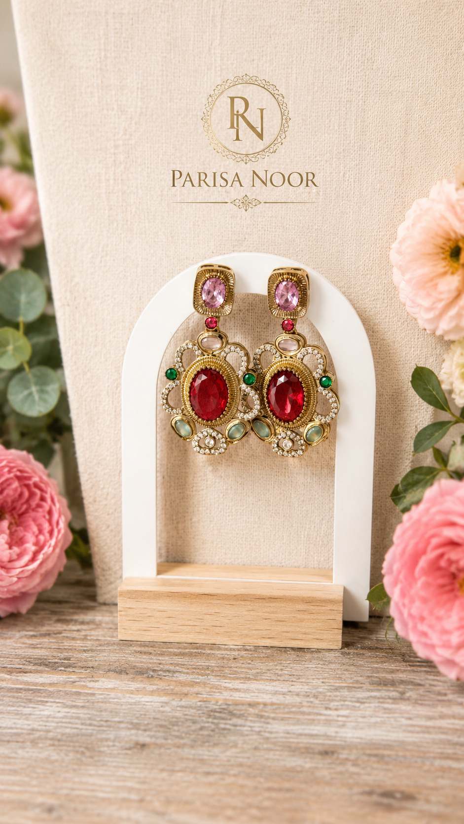 Indira Designer Multi Choker Set