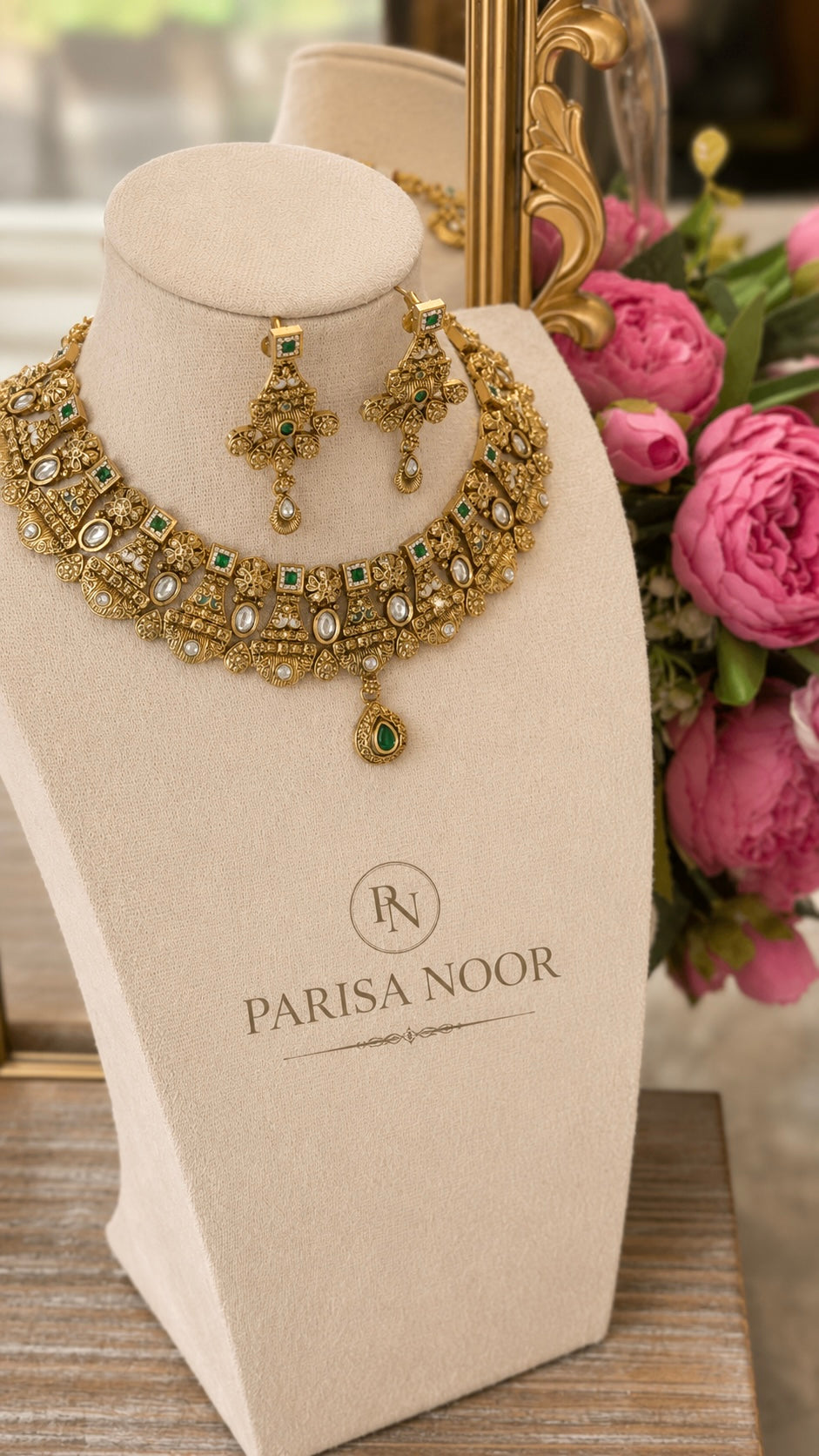 Aangan Luxury Jaipuri Heritage Necklace Set