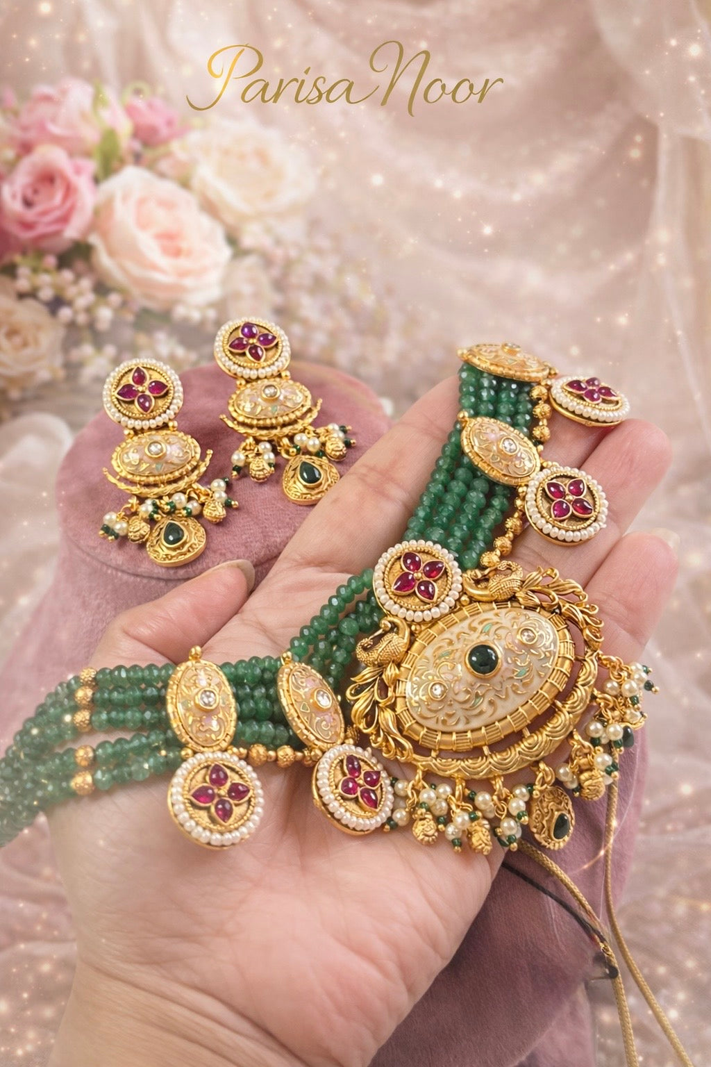 Ragini Heritage Meenakari Necklace - NO EARRINGS