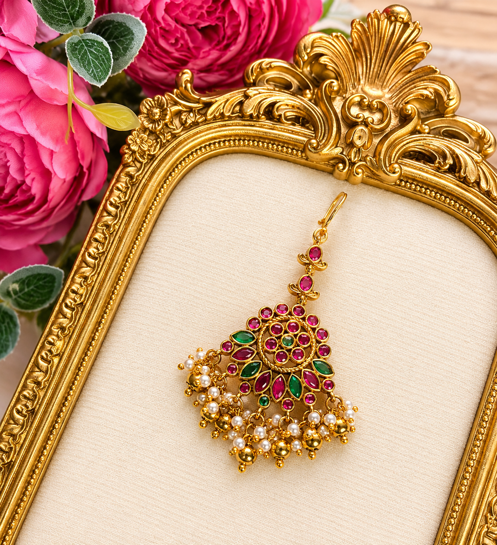 Padma Traditional Kundan Teeka