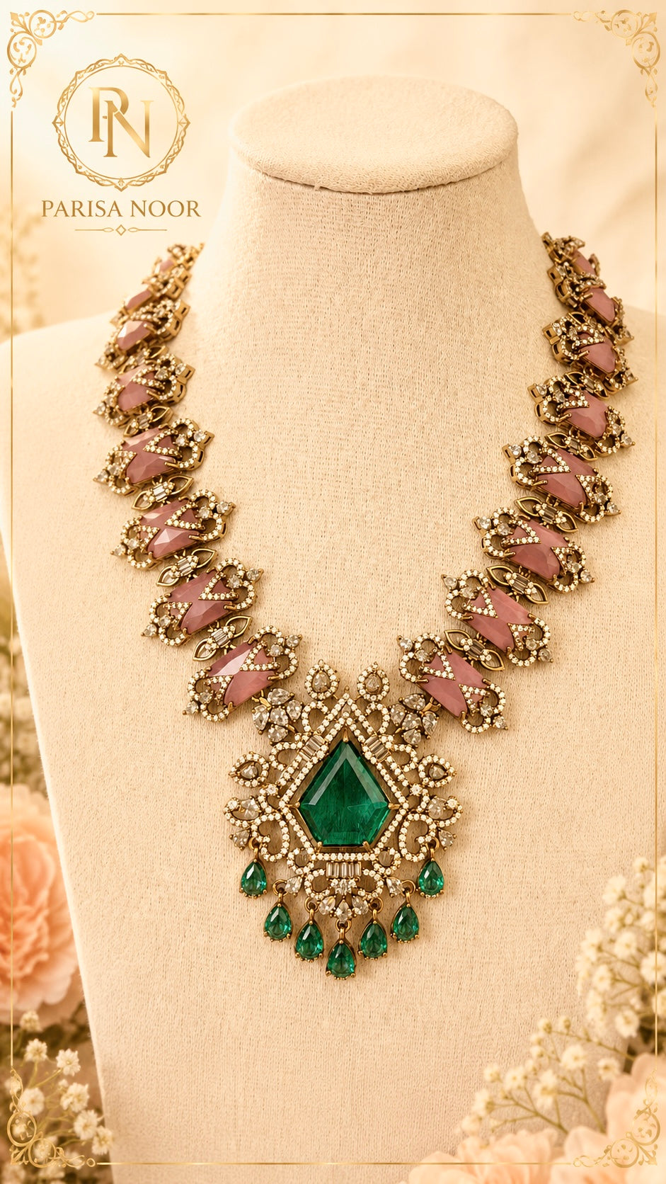 Mariam Parisa Noor Signature Victorian Necklace Set