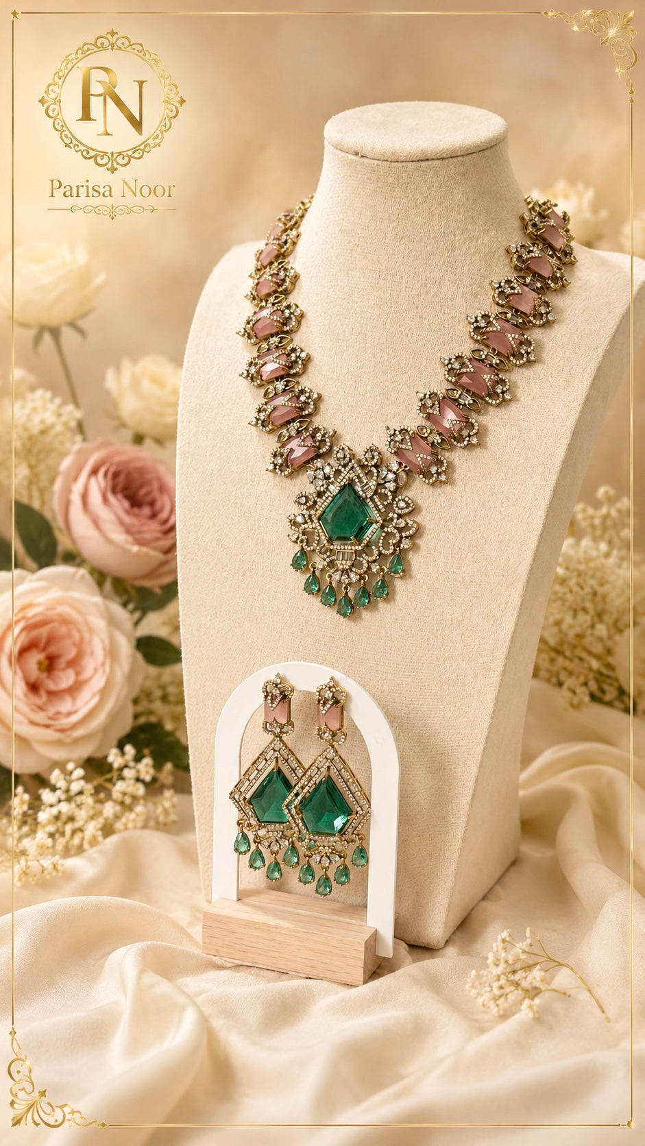 Mariam Parisa Noor Signature Victorian Necklace Set