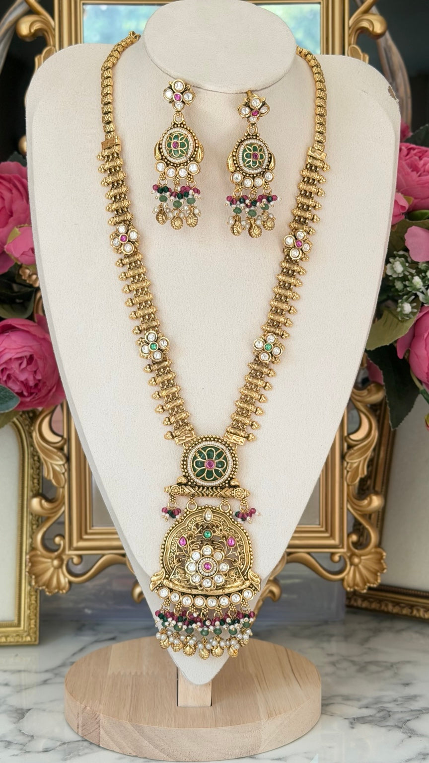 Rajkumari Mrinalini Heritage Necklace Set