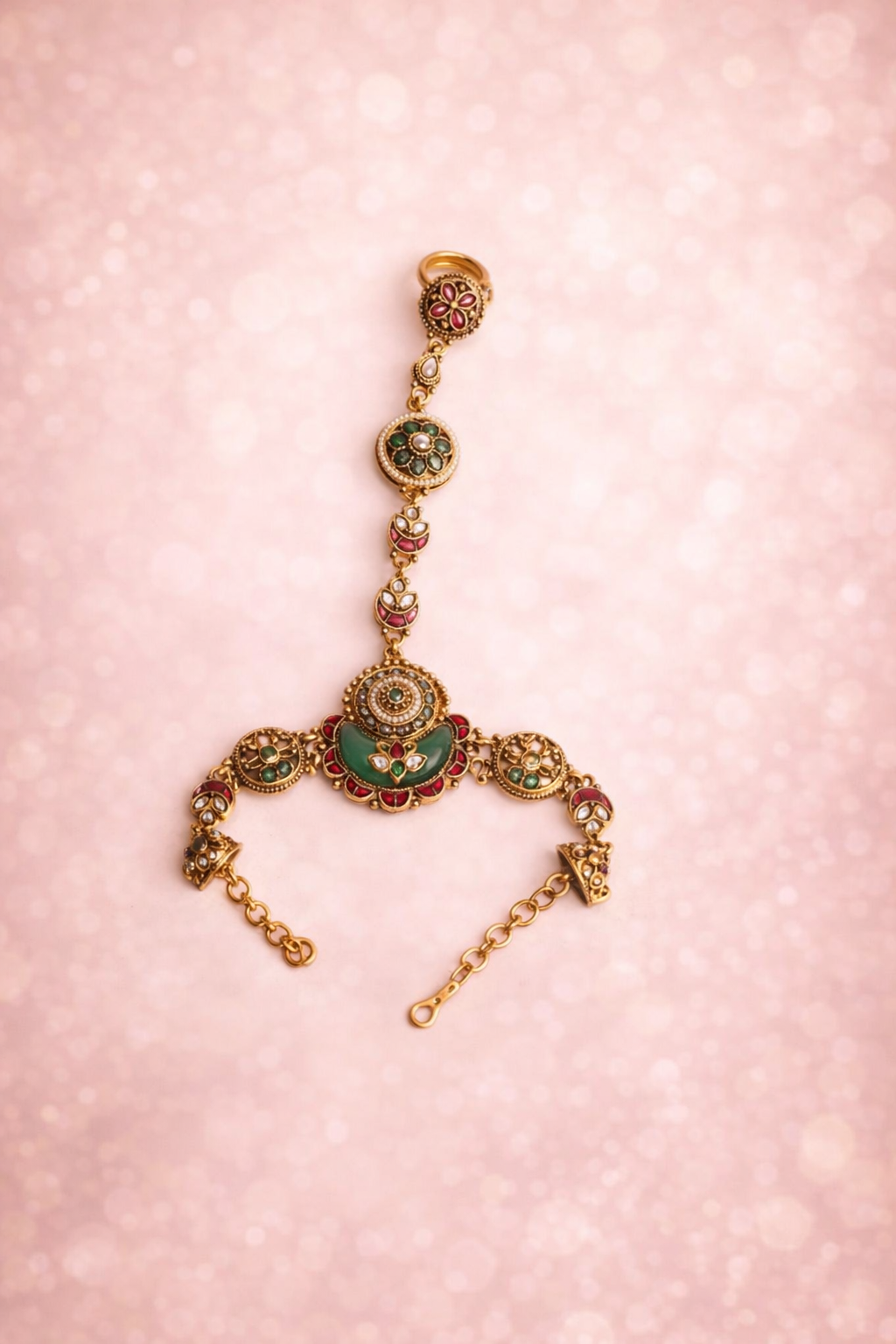 Ayla Heritage Haatphool Hand Harness Ring