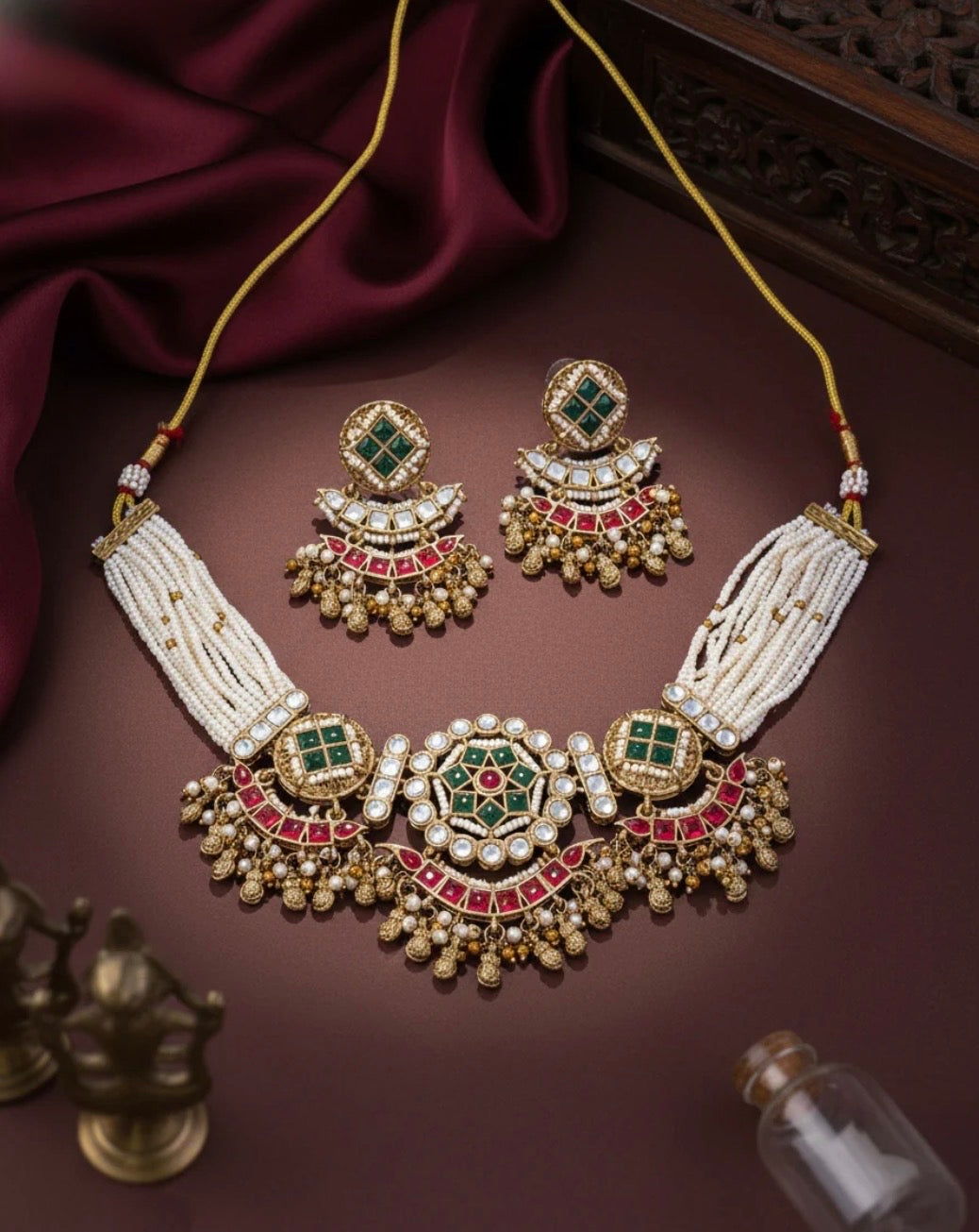 Riwaayat Heritage Necklace Set with Earring