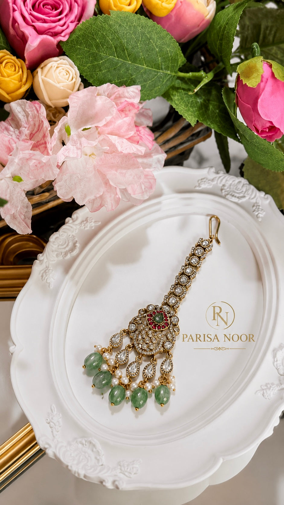 Noorjahan Victorian Maang Teeka