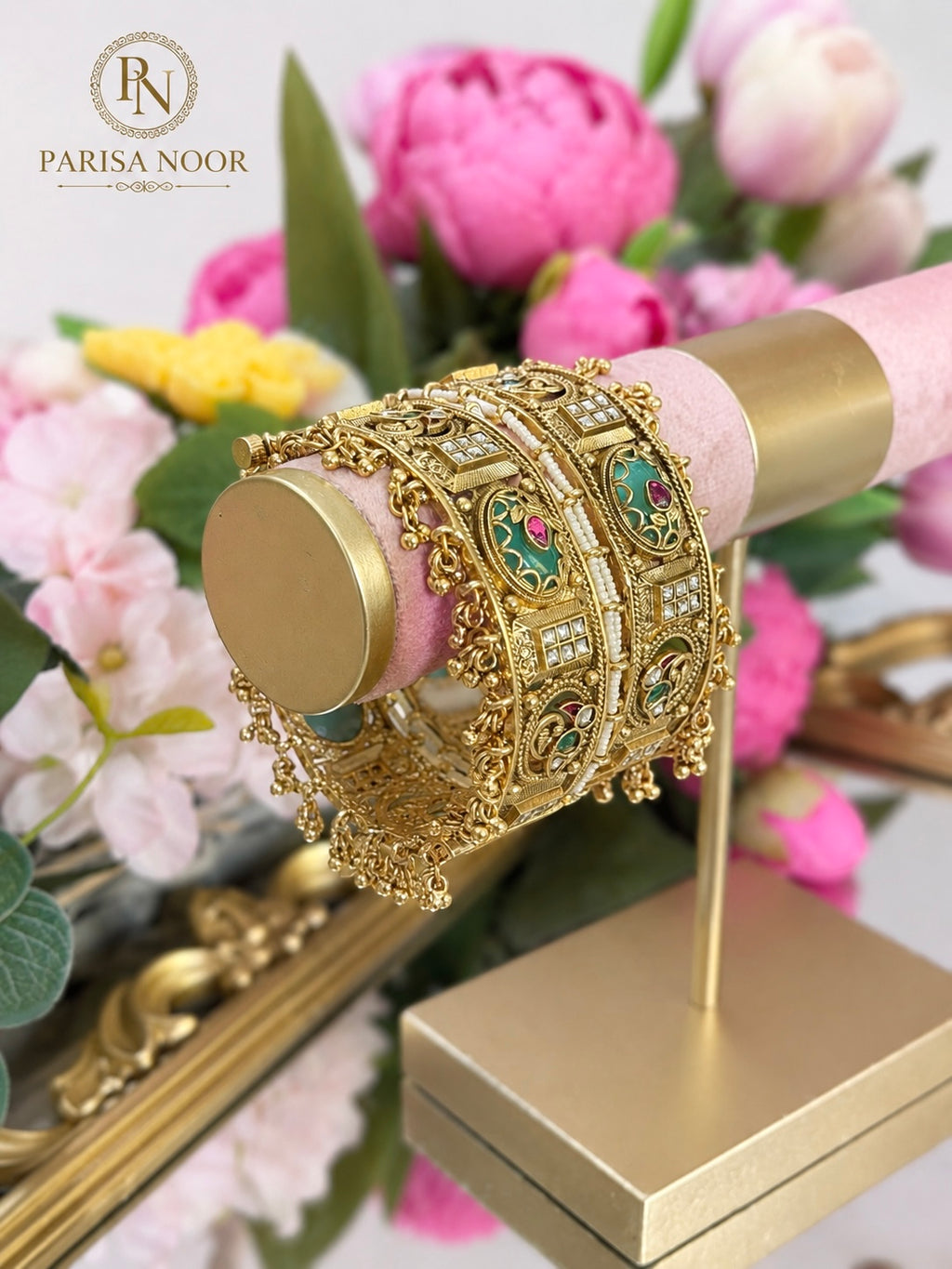 Afroza Rajwadi Heritage Openable Kada Bangle