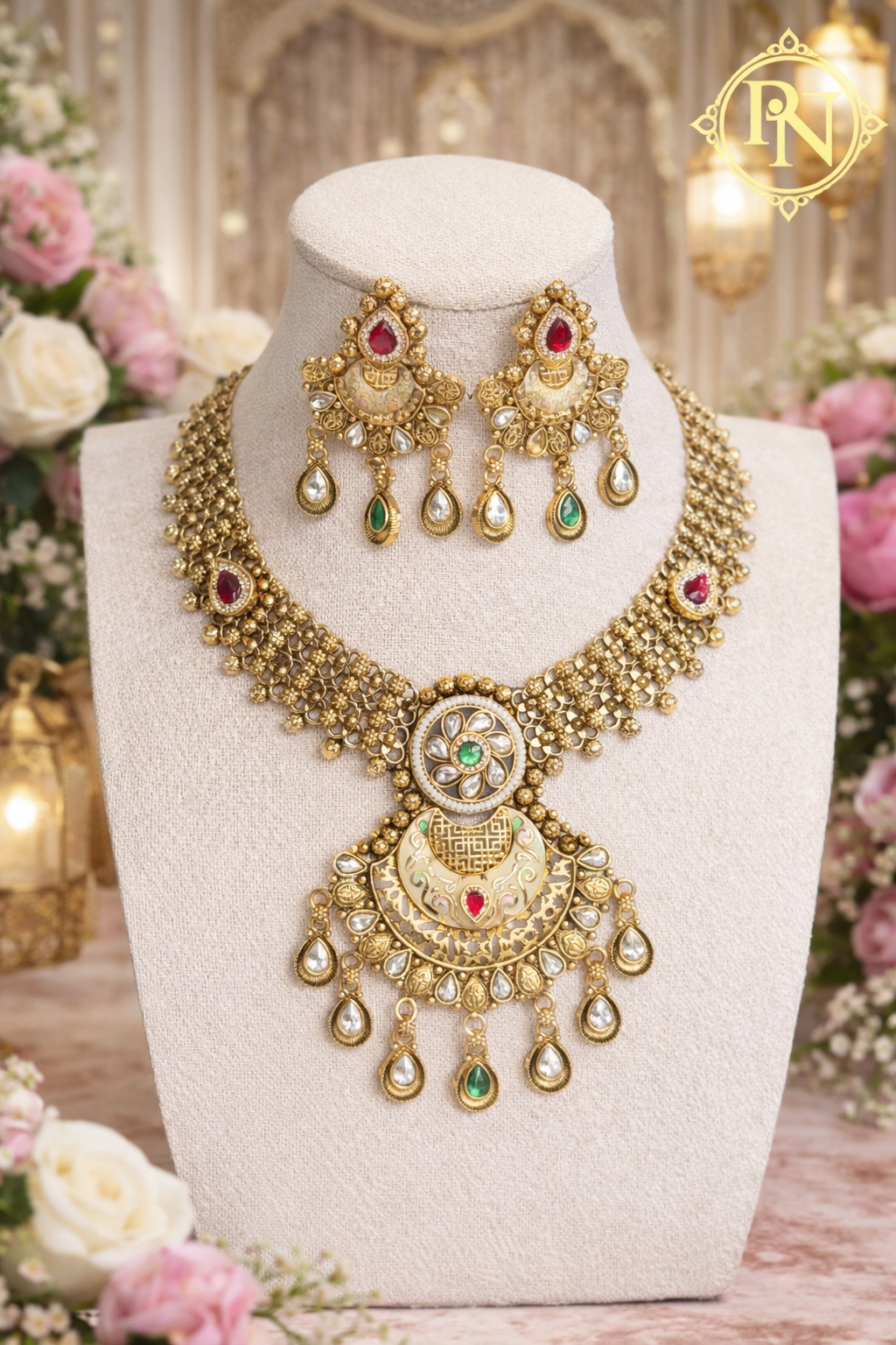 Elara Heritage Necklace Set