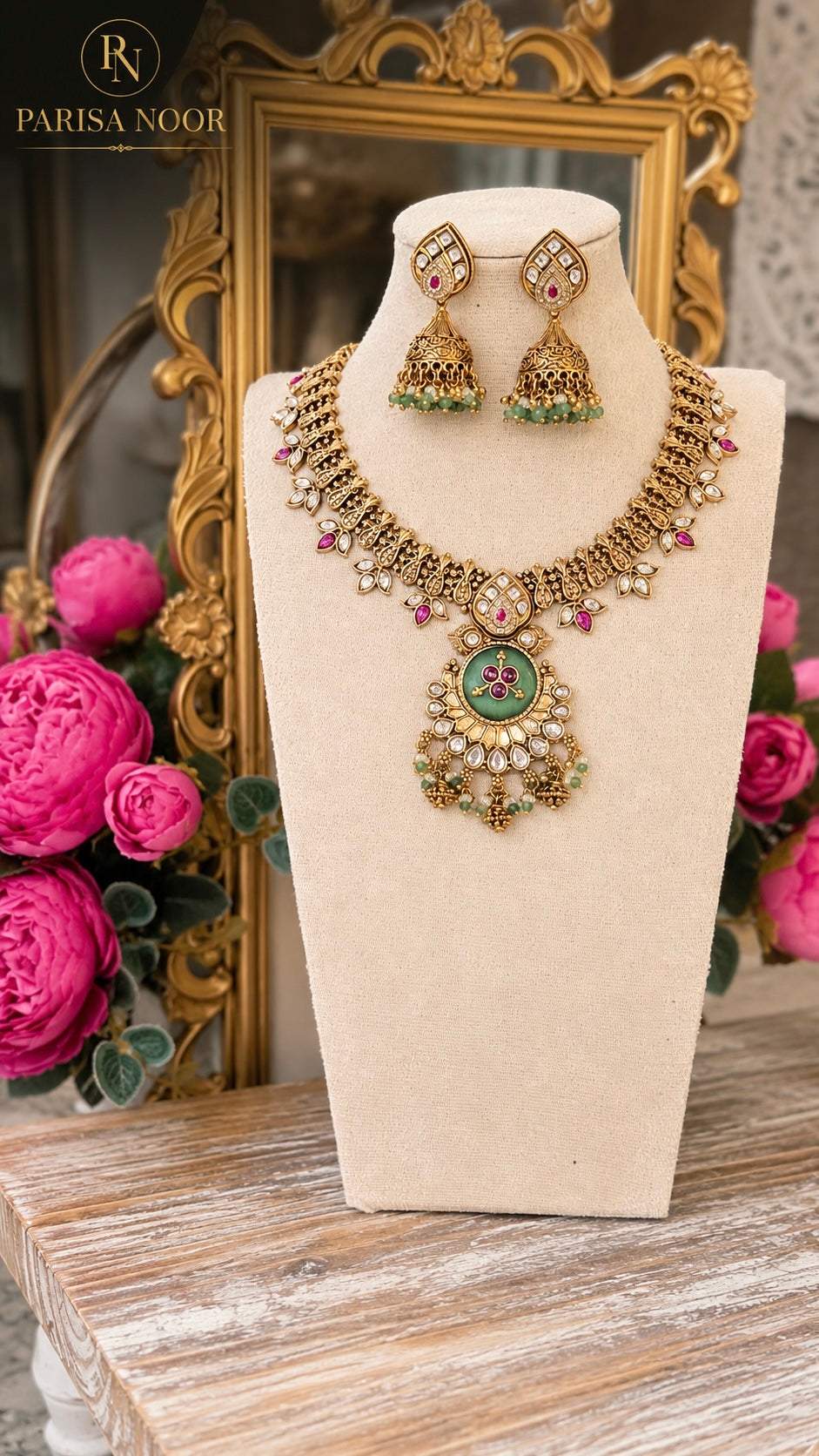 Afsheen Rajwadi Heritage Necklace Set
