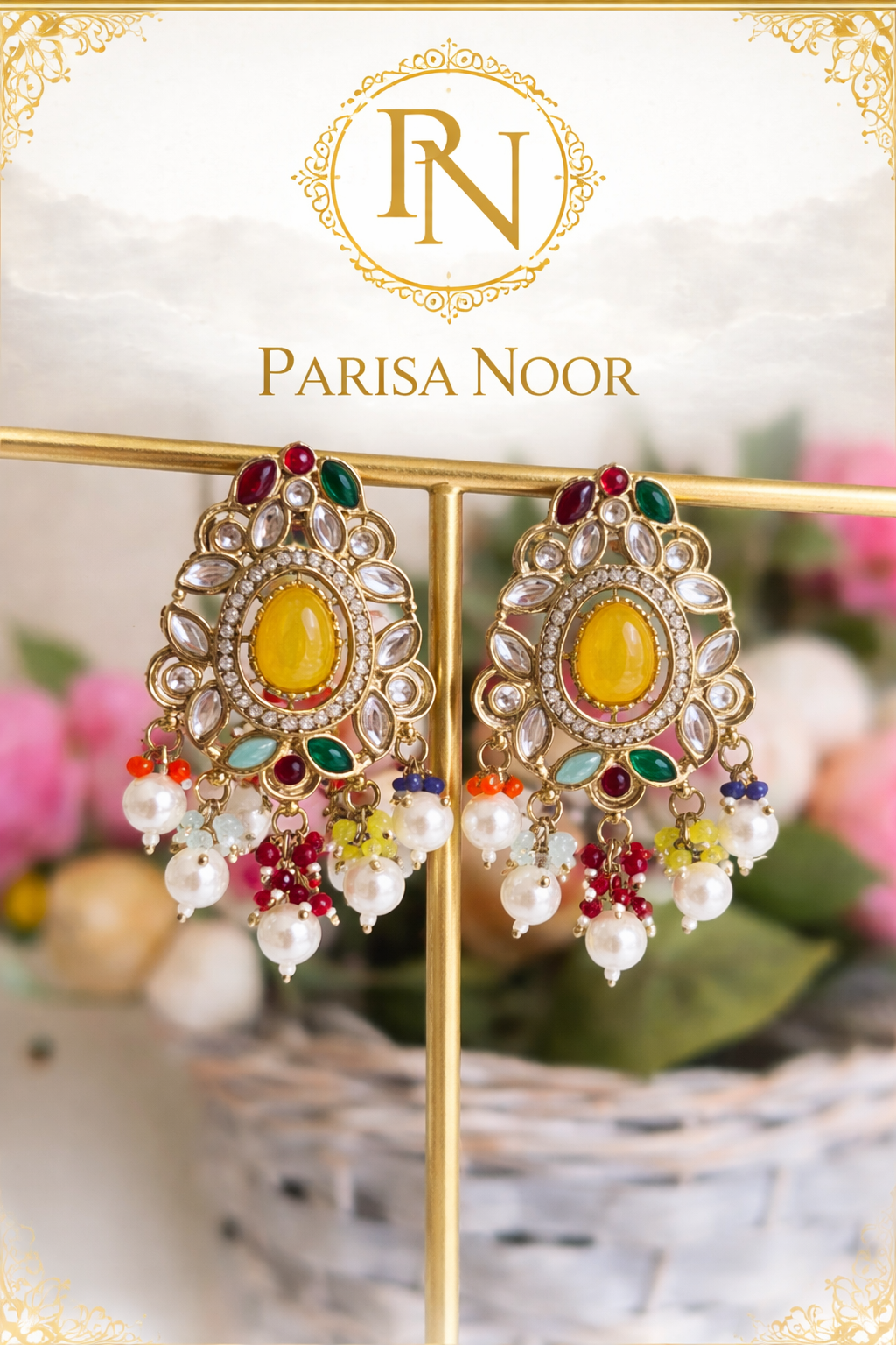 Ananna Multi Pearl Earrings