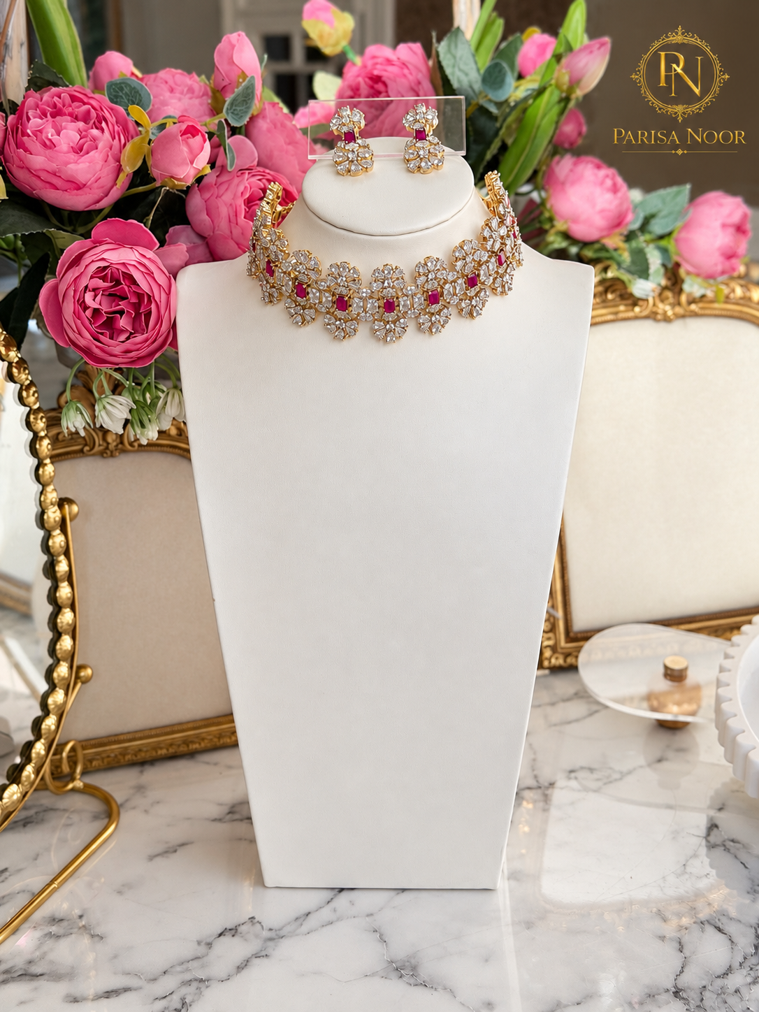 Elowen Premium Designer AD Choker Set