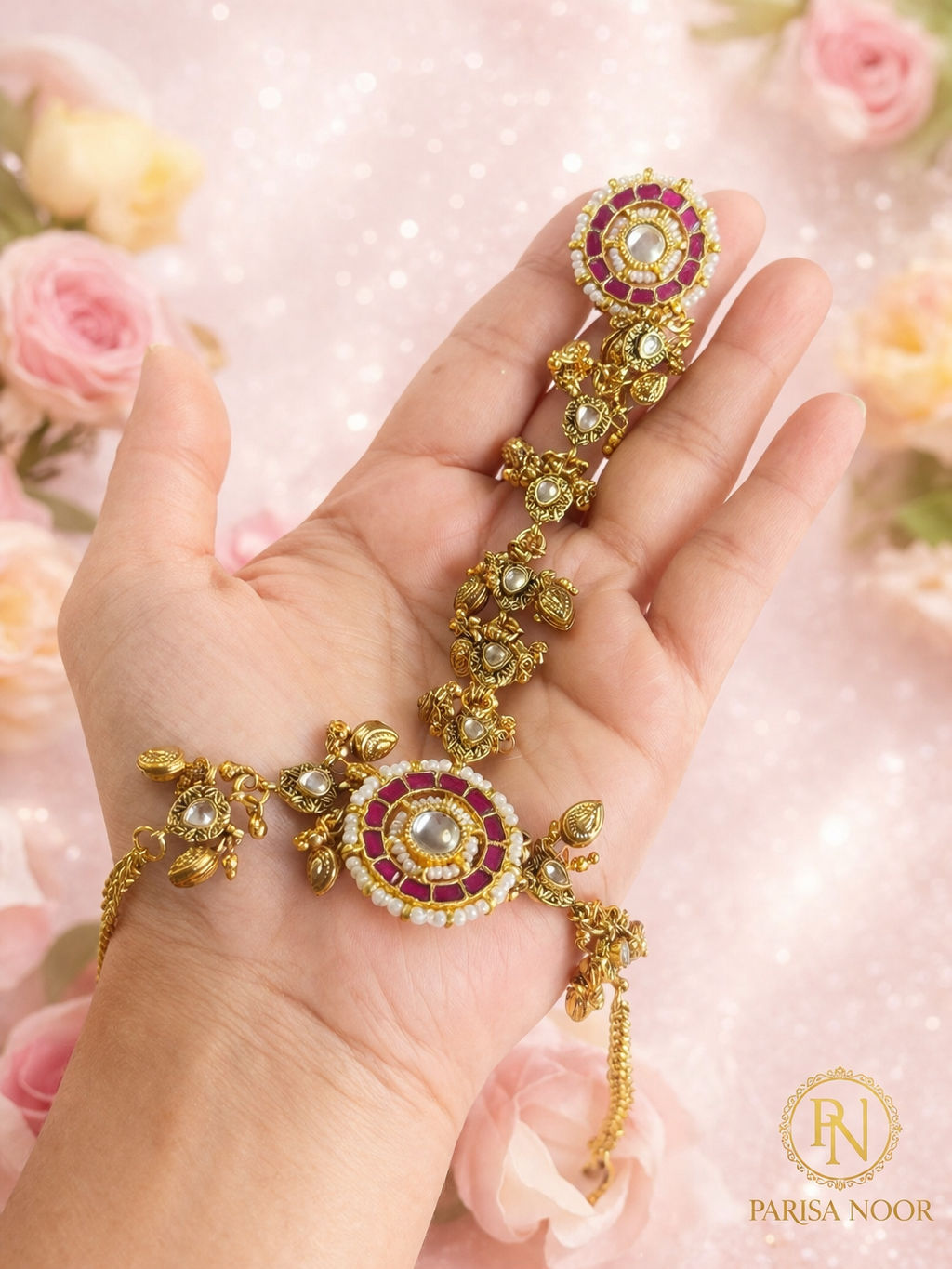 Raya Heritage Ghungru Hand Harness