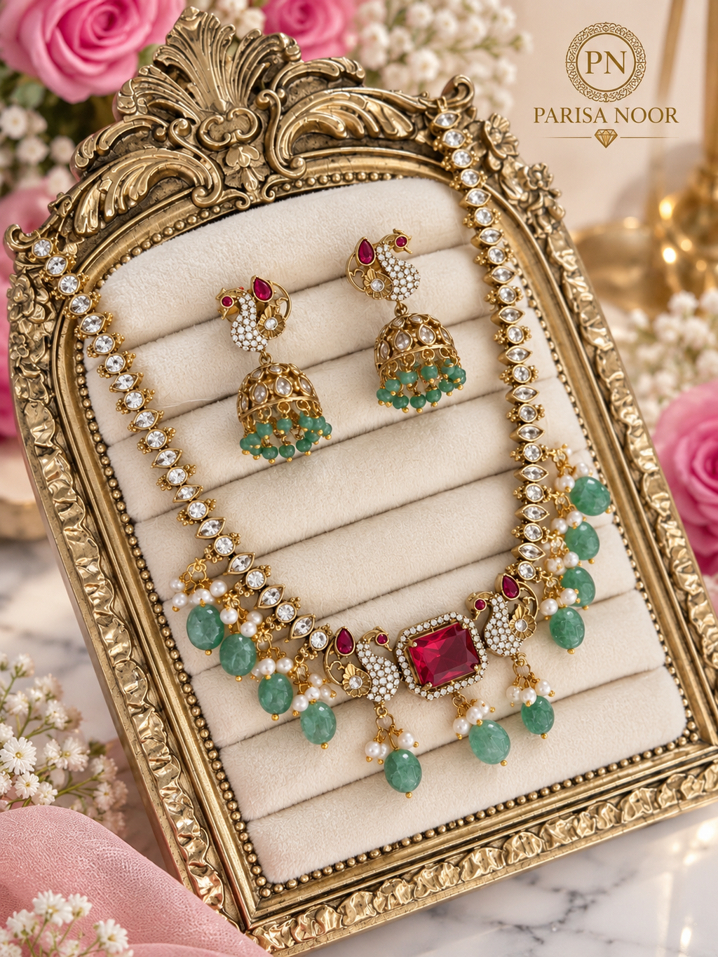 Tamanna Victorian Delicate Necklace Set