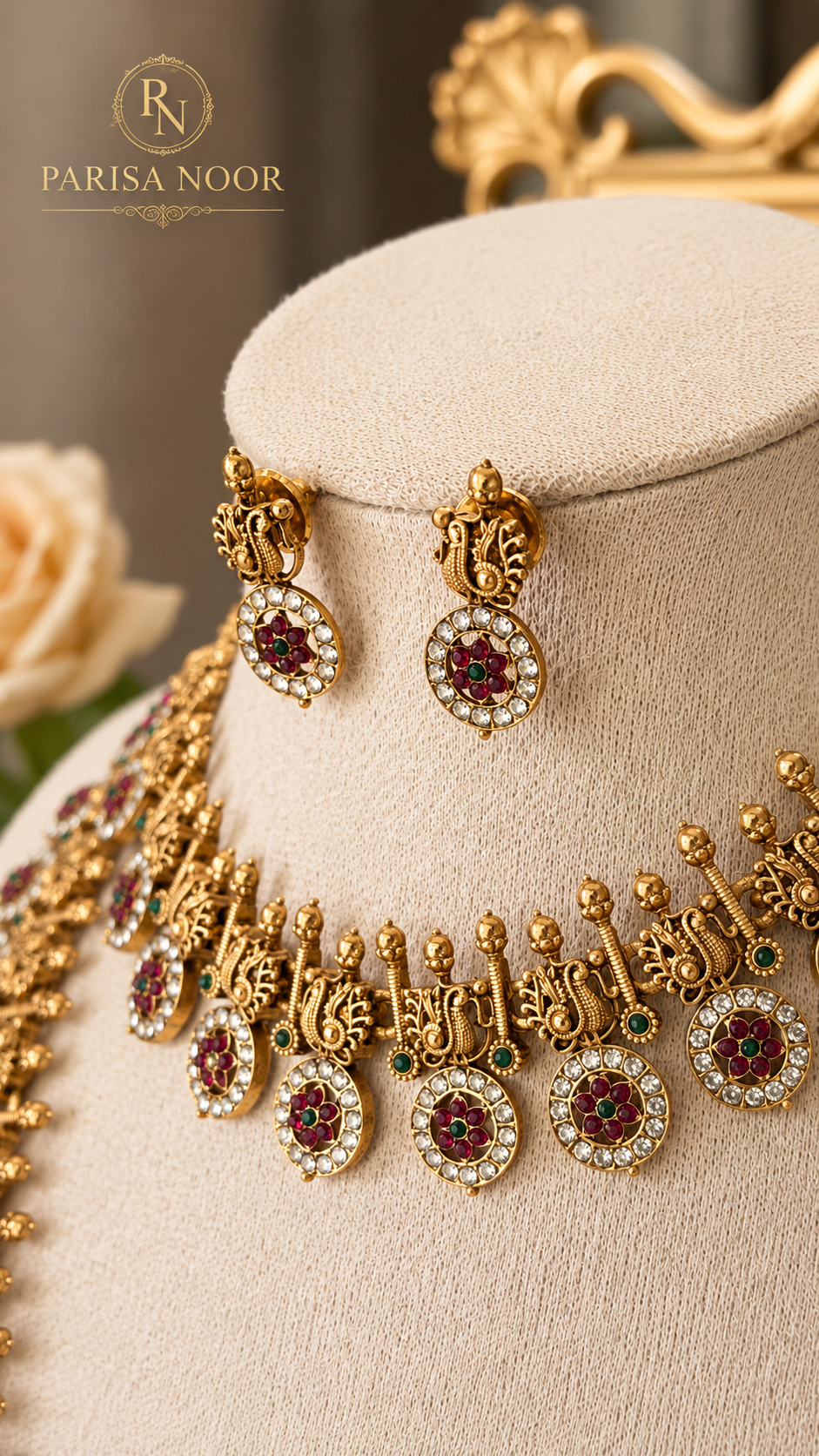 Aneeza Double Layer Necklace