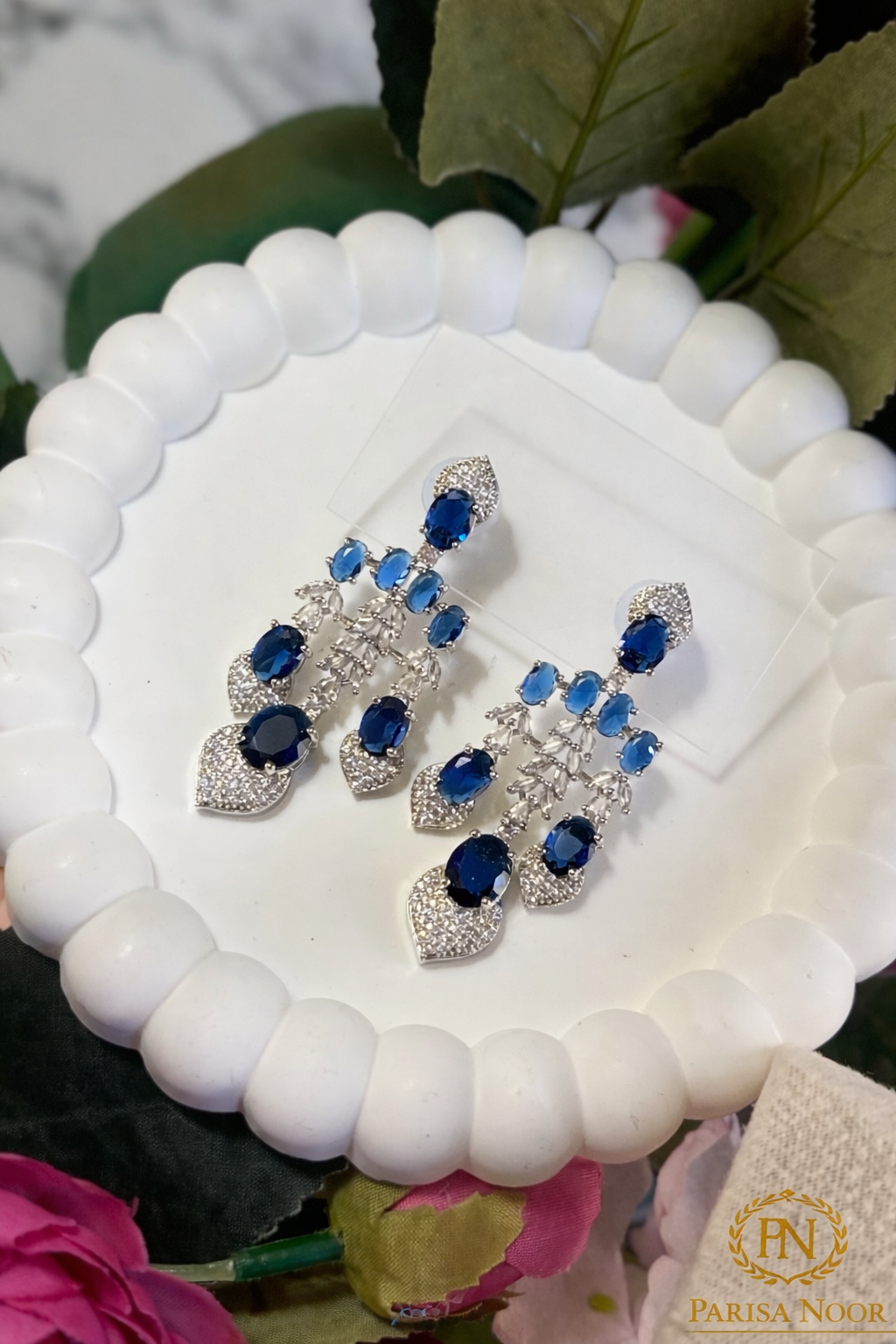 Midnight Sapphire Royal Blue Necklace Set