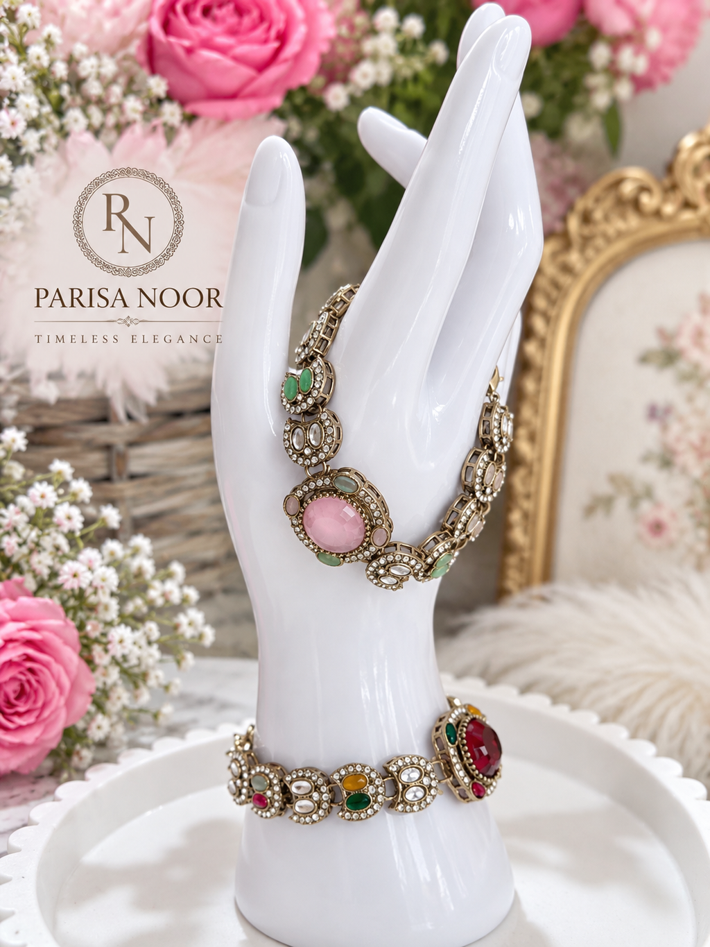 Zivara Indo-Western Kundan Bracelet