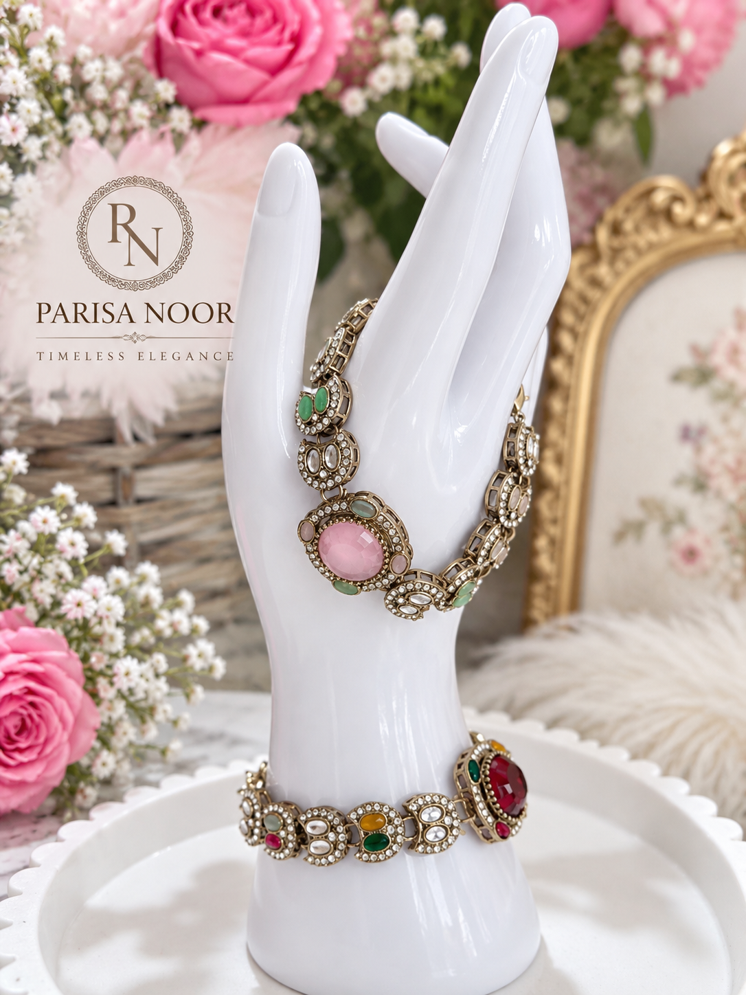 Zivara Indo-Western Kundan Bracelet