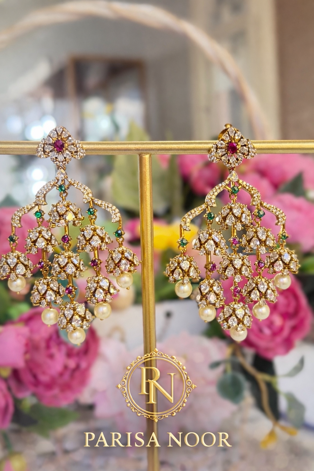 Amour Designer AD Victorian Earrings