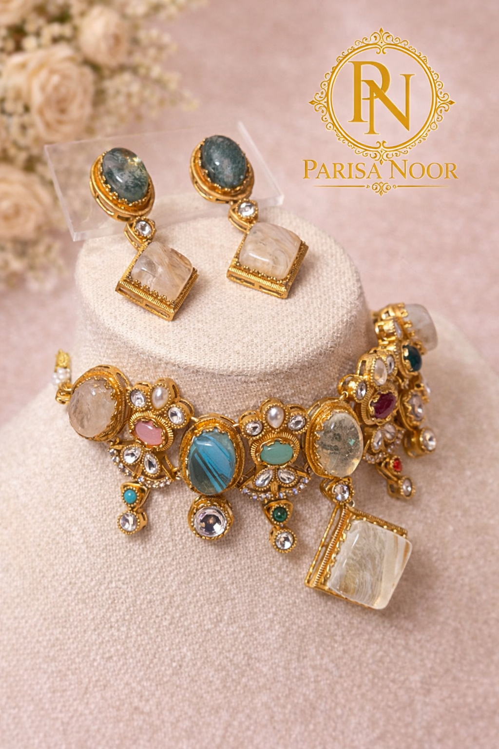 Samira Regal Gem Designer Choker