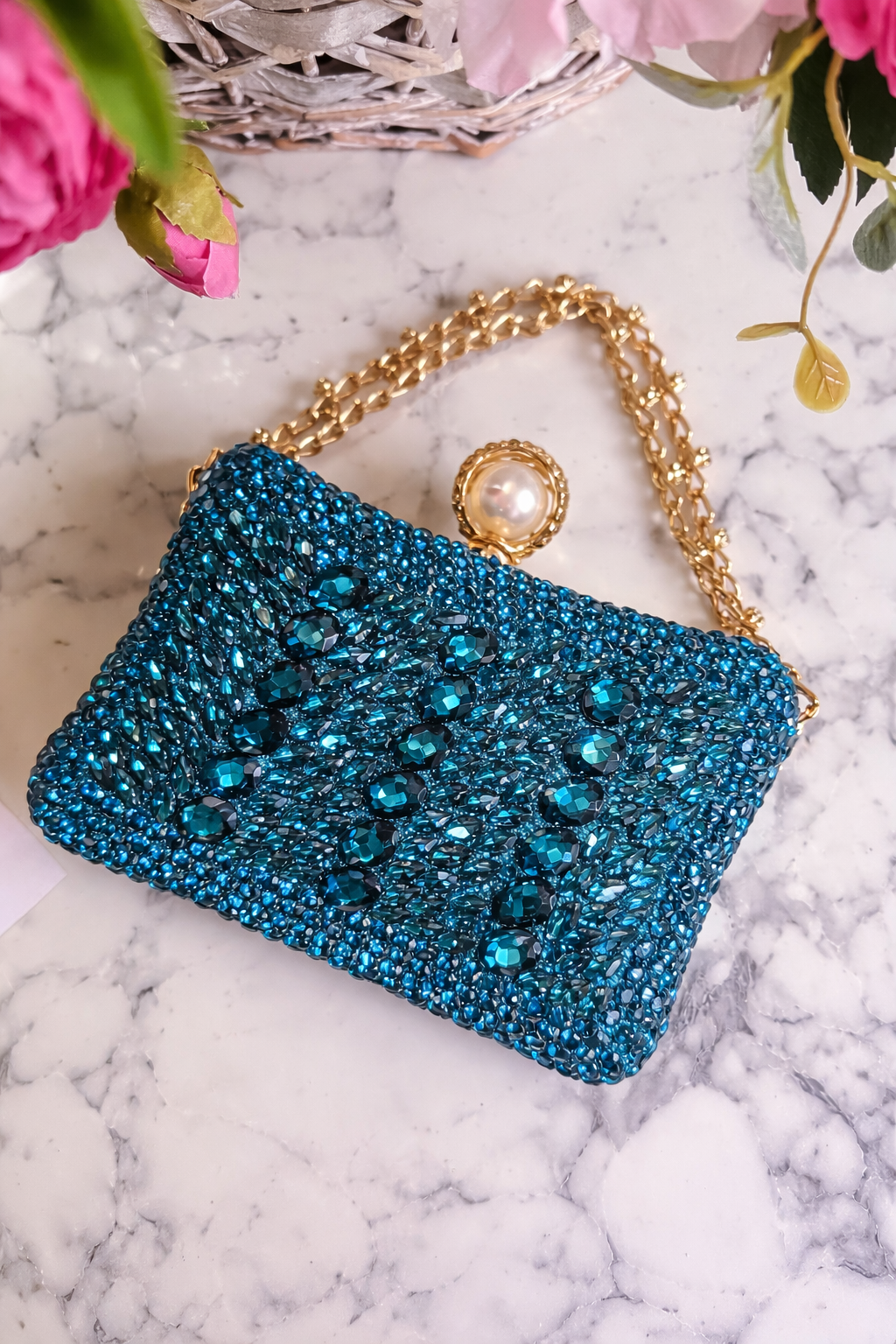 Zarmina Noor Crystal Clutch