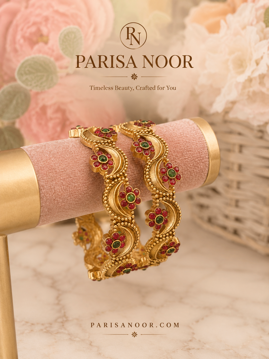 Gulbahaar Heritage Bangle Pair