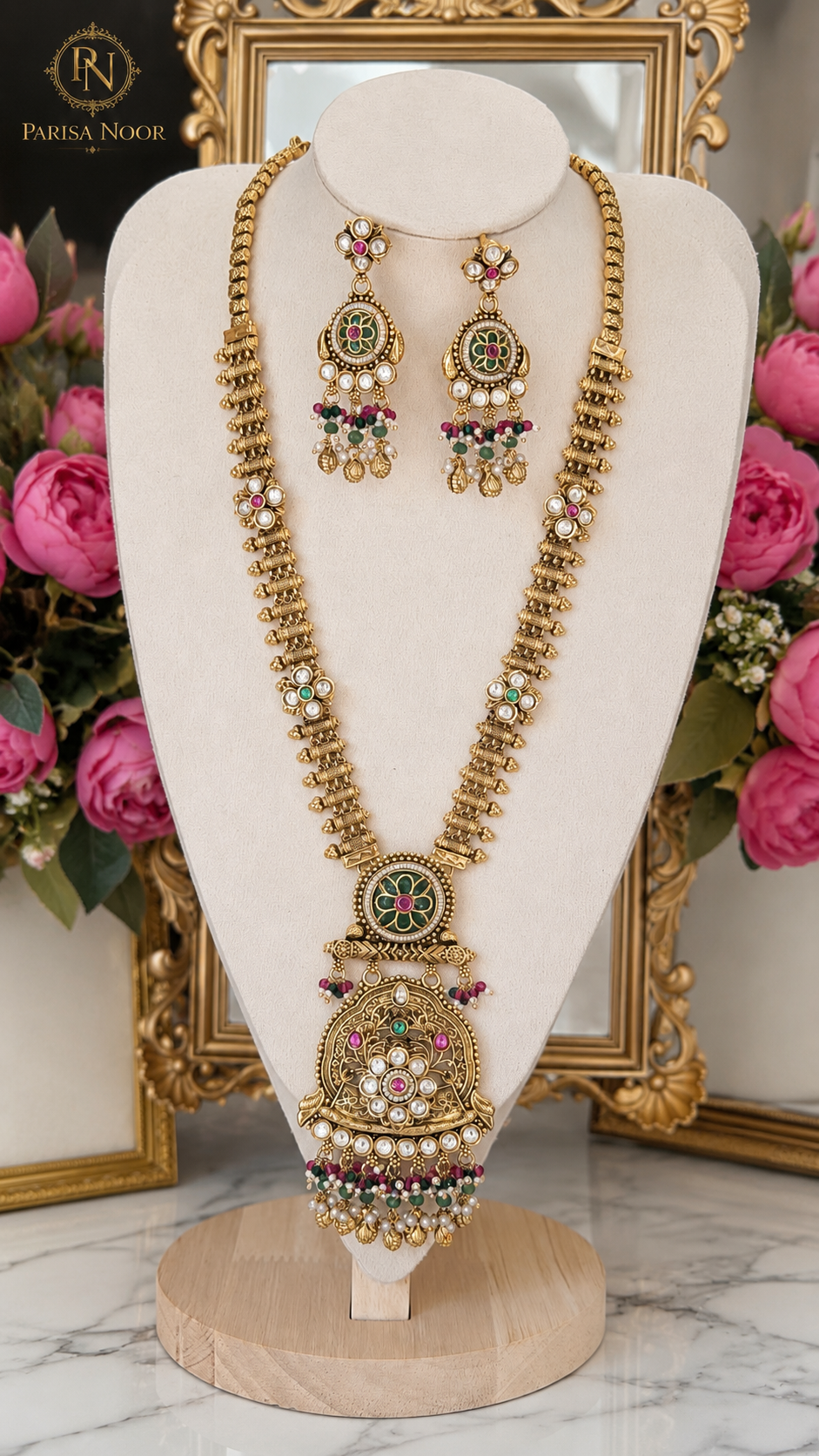 Rajkumari Mrinalini Heritage Necklace Set