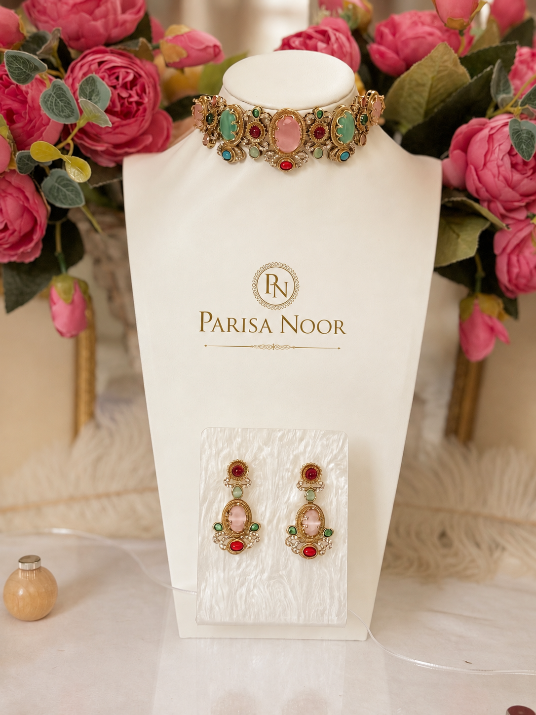 Ameera Pastel Designer Necklace Set