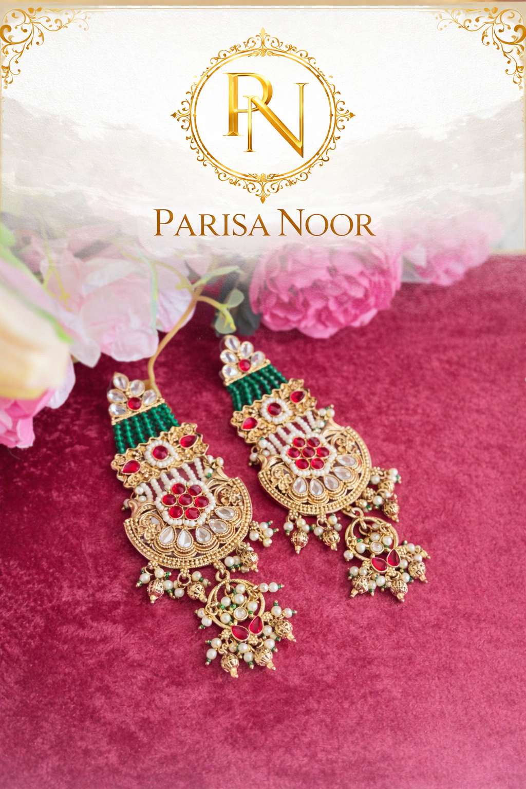 Samara Premium Kundan Earrings